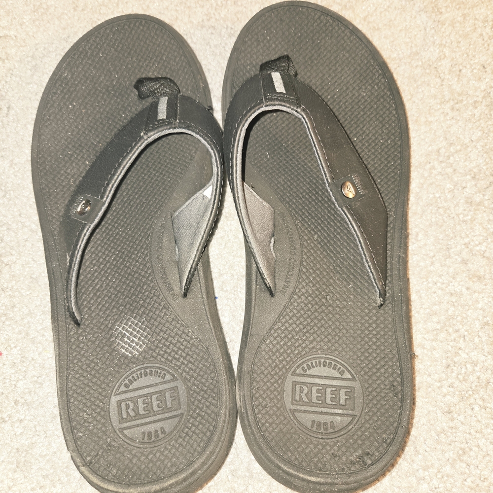 Reef Black Flip Flops